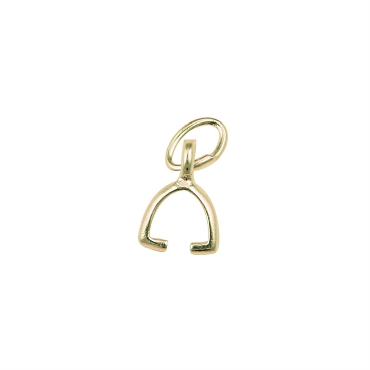 Stirrup Pendant Bail 6mm Gold Plated