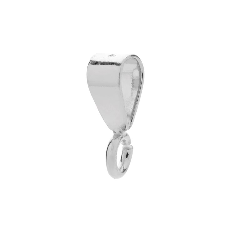 Pendant Bail with Loop 7mm  Sterling Silver (STS)