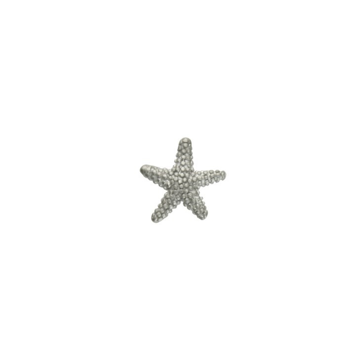 Starfish Shape Solderable Accent 9.5mm Sterling Silver