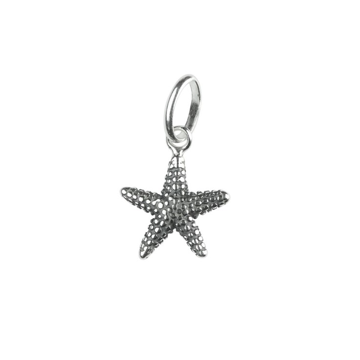 Starfish Charm Pendant Sterling Silver (STS)