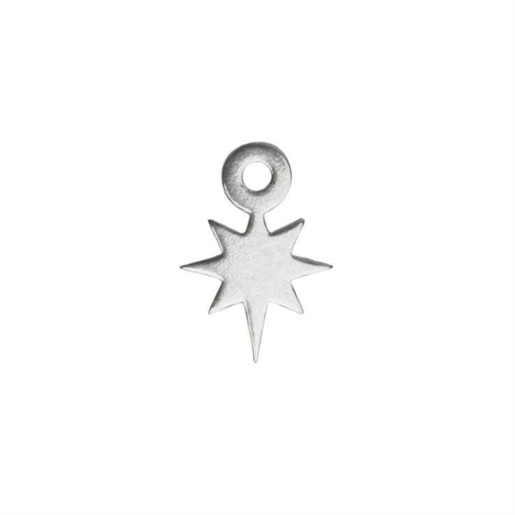 Mini Celestial Star 6.5mm Charm Sterling Silver