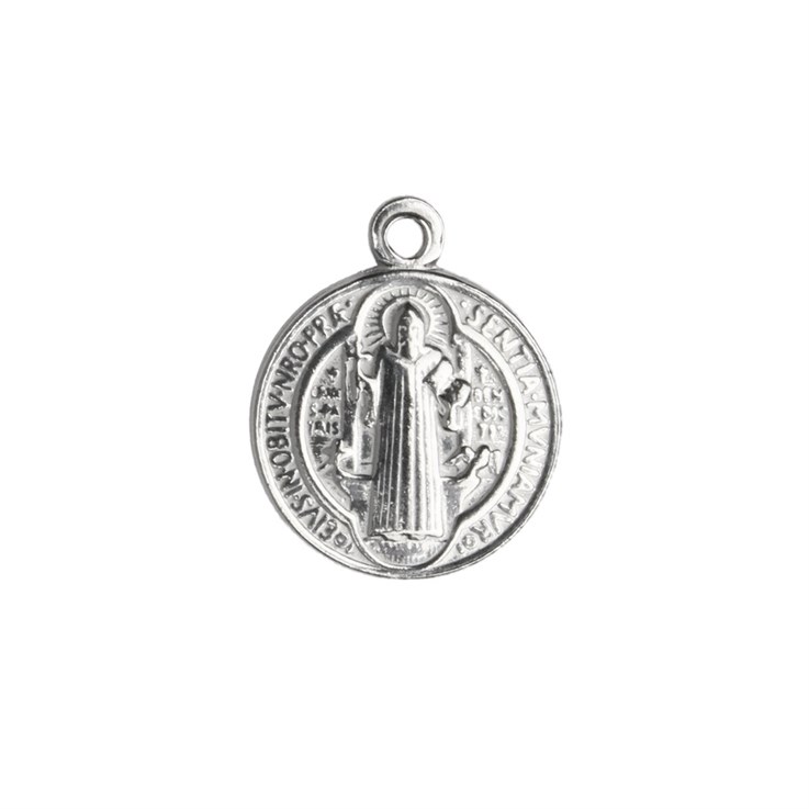 San Benedetto Charm/Pendant 12mm Sterling Silver