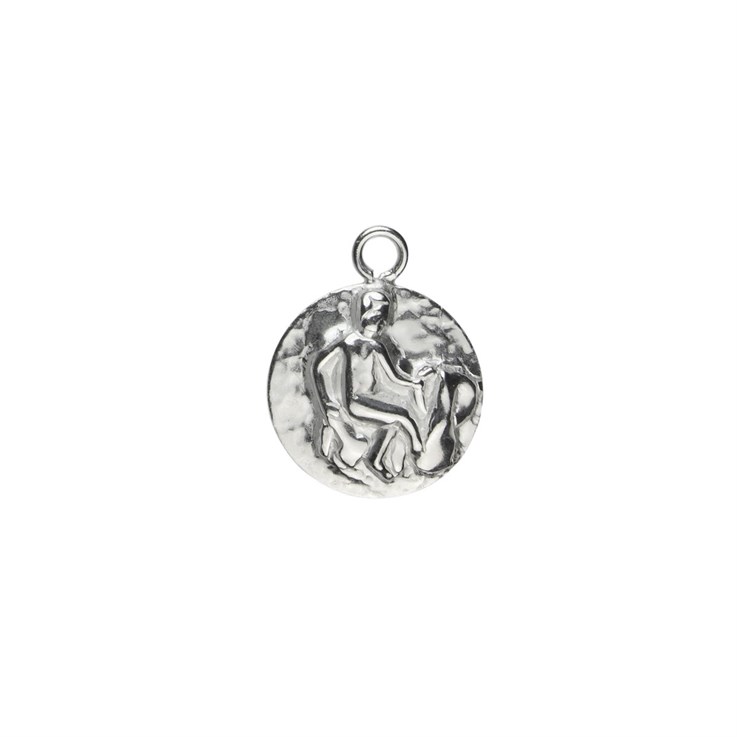 Roman Coin Charm/Pendant 13mm Sterling Silver (STS)