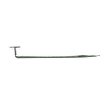 Stick Pin 38mm with 5mm Pad Silver Plated
