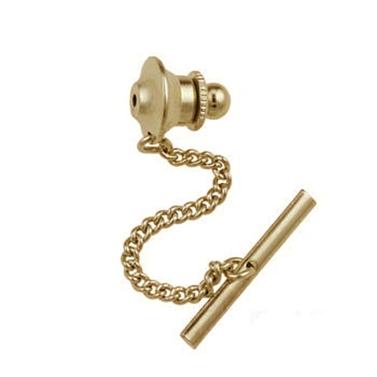 Tie Pin (50mm including chain) Gold Plated
