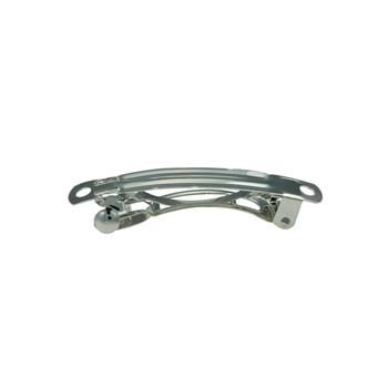 Hair Clip 40mm Silver Plated