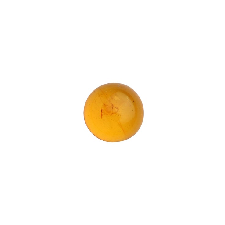 6mm Amber Light Gemstone Cabochon