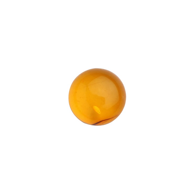 8mm Amber Light Gemstone Cabochon