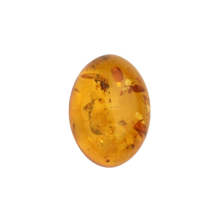 18x13mm Amber Light Gemstone Cabochon
