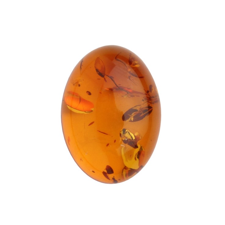 25x18mm Amber Light Gemstone Cabochon