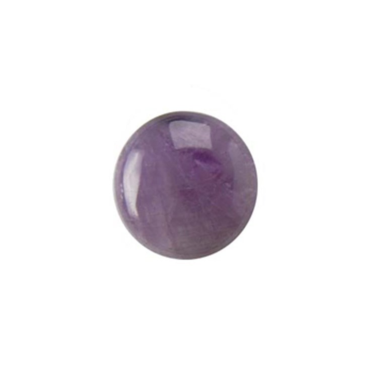 15mm Amethyst Lavender Gemstone Cabochon
