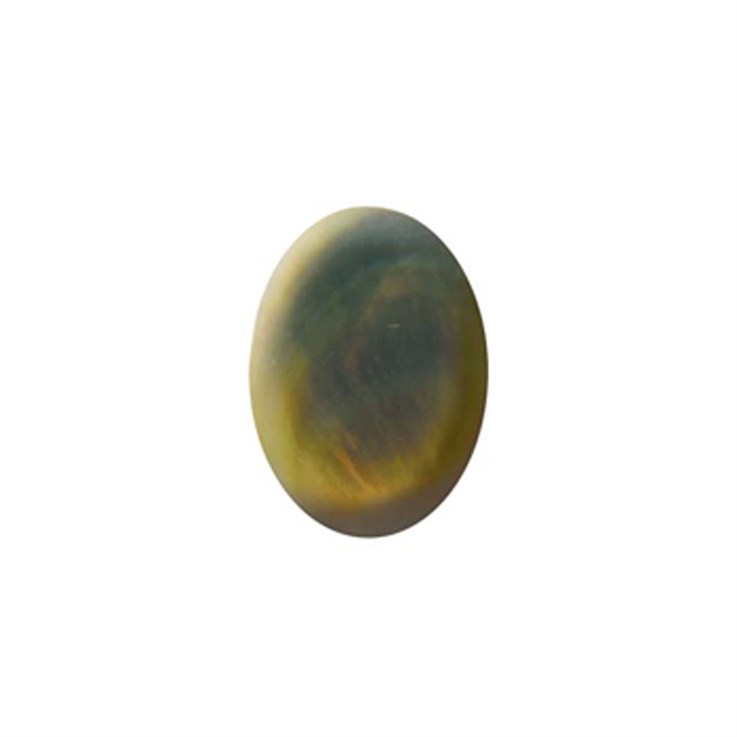 18x13mm Mother Of Pearl Black Lip Shell Cabochon