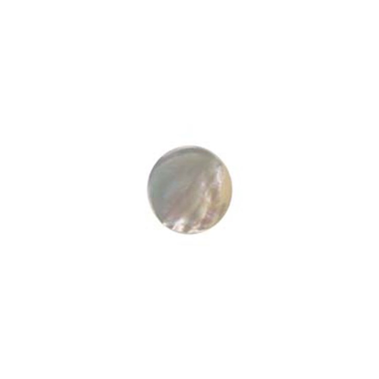 8mm Mother of Pearl Superior Shell Cabochon