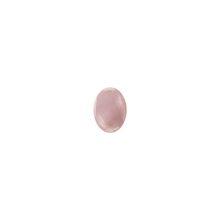 7x5mm Mother of Pearl Pink Shell Cabochon