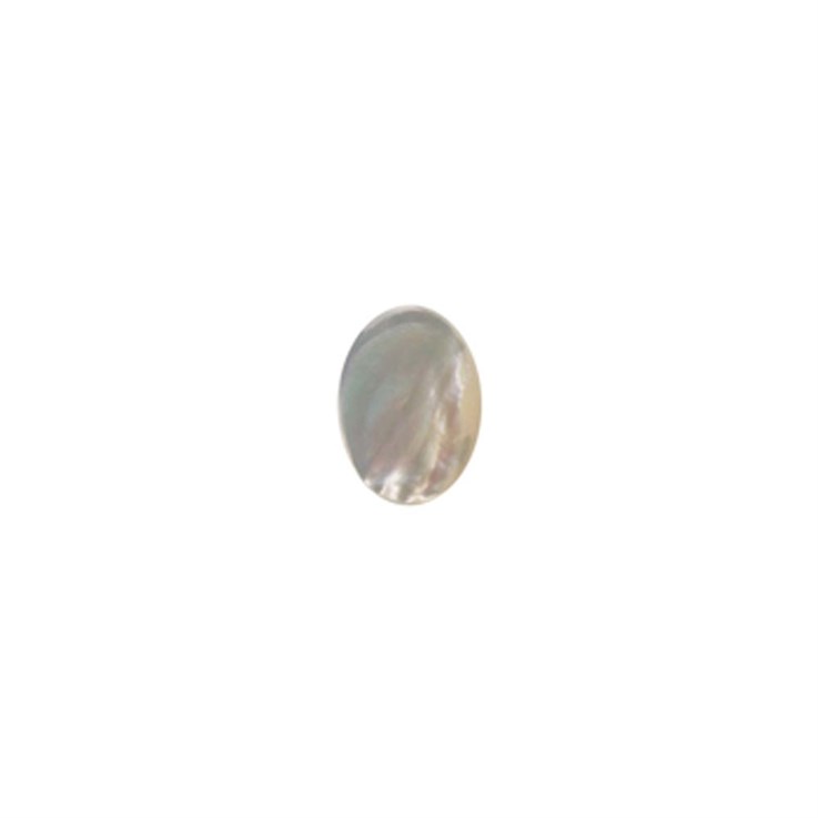 8x6mm Mother of Pearl Superior Shell Cabochon
