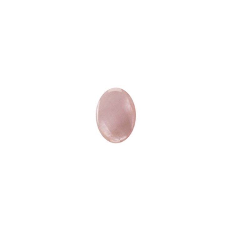 8x6mm Mother of Pearl Pink Shell Cabochon