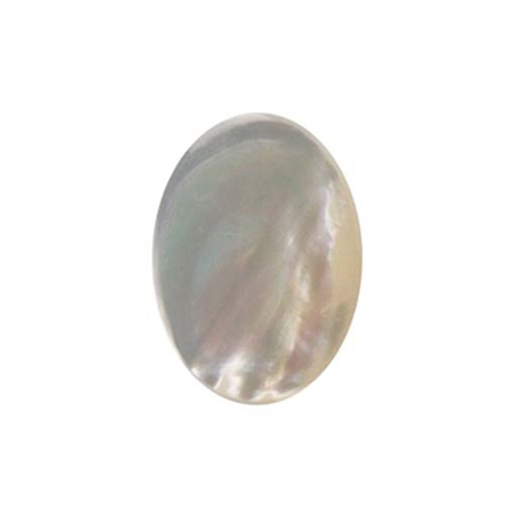25x18mm Mother of Pearl Superior Shell Cabochon