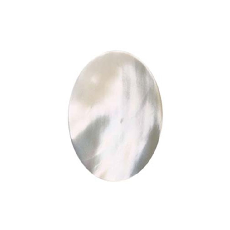 25x18mm Mother of Pearl Shell Cabochon