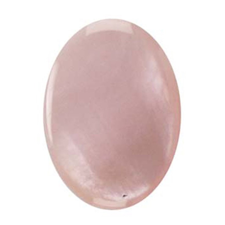40x30mm Mother of Pearl Pink Shell Cabochon