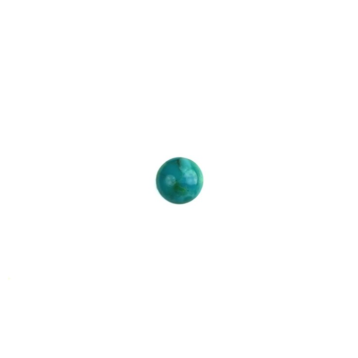 6mm Turquoise (Natural Enhanced) Gemstone Cabochon