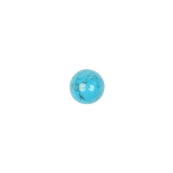 8mm Turquoise (Lab Created) Gemstone Cabochon
