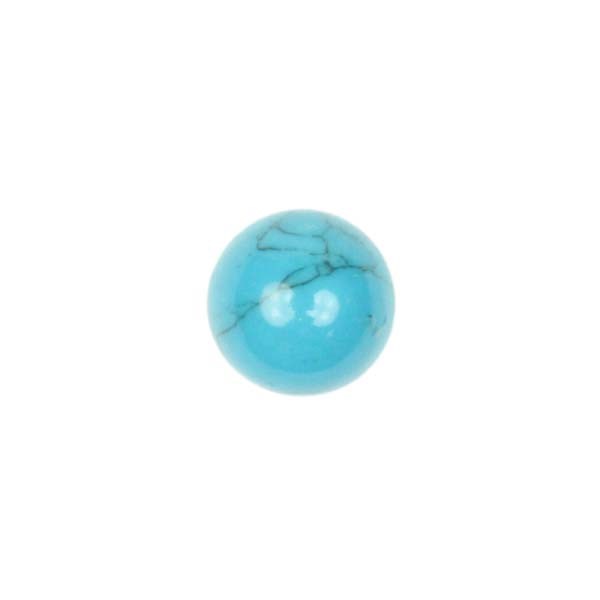 12mm Turquoise (Lab Created) Gemstone Cabochon