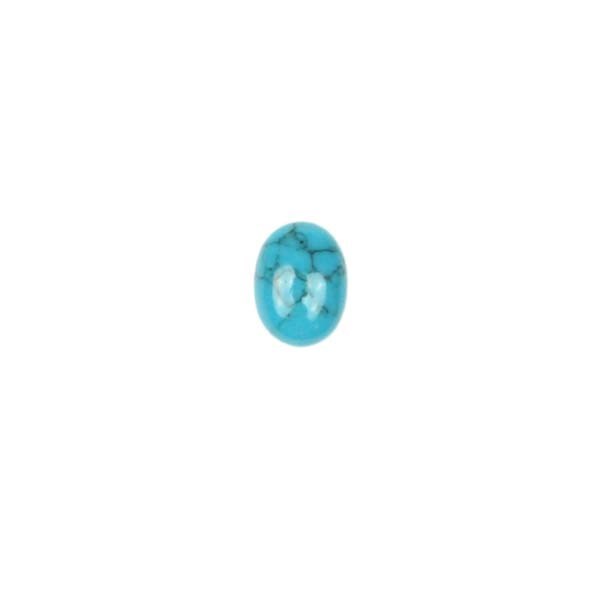 8x6mm Turquoise (Lab Created) Gemstone Cabochon