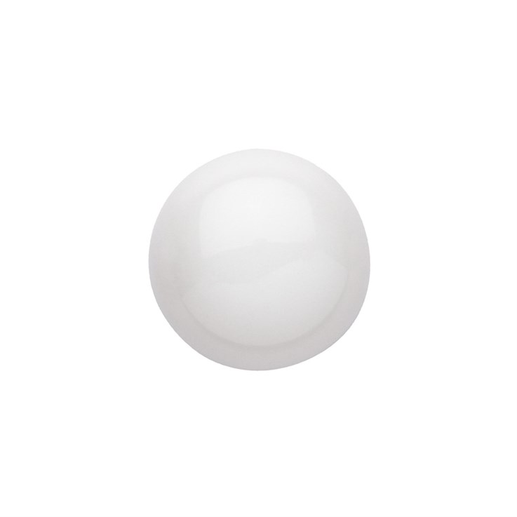 10mm White Agate/Onyx Gemstone Cabochon