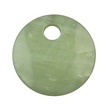 Gemstone Feature 50mm Round 10mm Hole New Jade