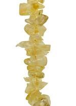 36" Gemstone tumblechip beads Citrine