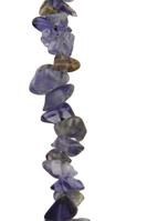36" Gemstone tumblechip beads Iolite Gem Indian
