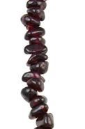 36" Continuous Superior Gemstone Tumblechip Beads Garnet Dark