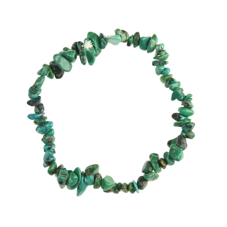 Superior Gemstone Tumblechip Bracelet Chinese Turquoise