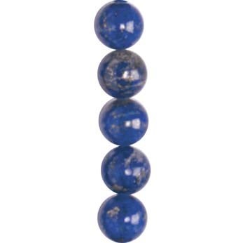 10mm Round gemstone bead Lapis Lazuli' 40cm strand
