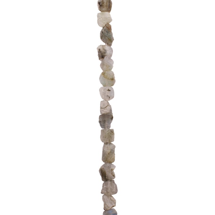 Labradorite Mini Rough Nuggets 6-10mm 38cm Strand