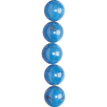 6mm Round gemstone bead Turquoise (Natural Enhanced) Blue 40cm strand