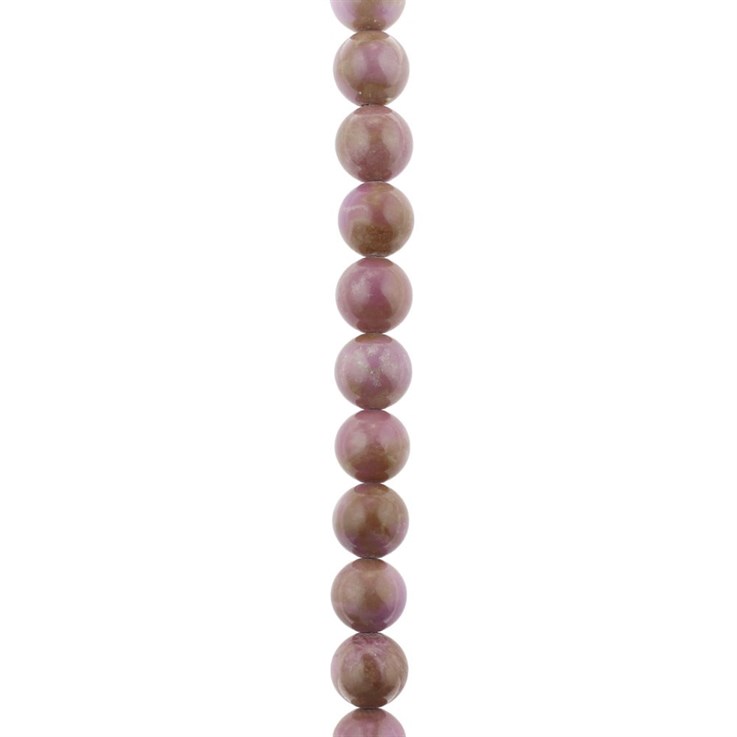 8mm Round Phosphosiderite gemstone bead 40cm strand