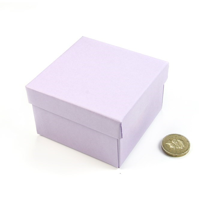 Card Bangle Box Lilac 76x76x51mm