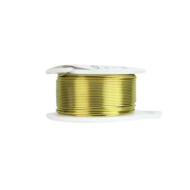 Parawire 22 Gauge (0.64mm) Non Tarnish Faux Gold Wire 15 Yard (13.7m) Spool