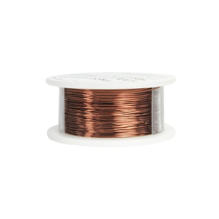Parawire 26 Gauge (0.41mm) Non Tarnish Antique Copper Wire 30 Yard (27.4m) Spool
