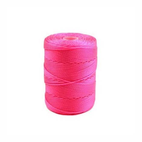 C-Lon Bead Cord (CLC) Neon Pink 92yds (84 Metres) per Bobbin NETT