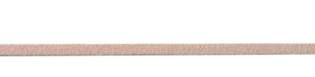 3mm Faux Beading Suede Pink  (3ft)