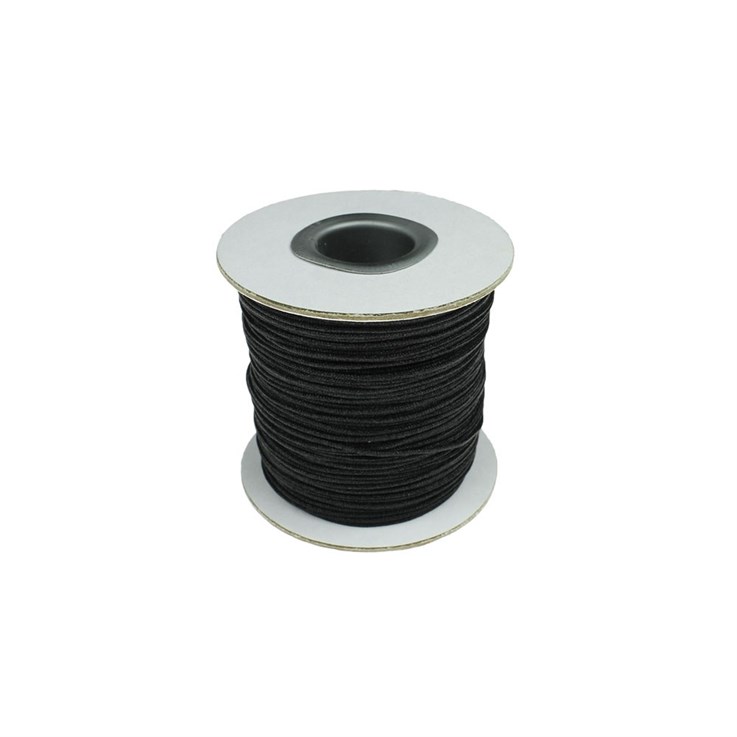 Chinese Knotting Cord Black 1mm Diameter 100 Metre Reel