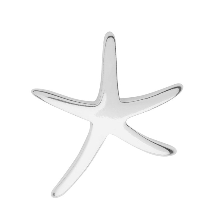 Starfish Pendant 22mm Sterling Silver
