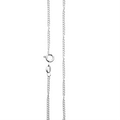 16" Curb Chain loose - wire dia 0.30mm Eco Sterling Silver (STS)