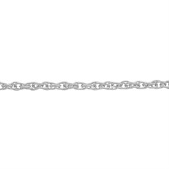 24" POW Rope wire dia 0.40mm Chain ECO Sterling Silver (Anti Tarnish)