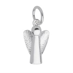 Angel 17mm Charm Pendant Sterling Silver