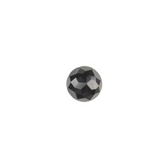 10mm Special Black Spinel Faceted Gemstone Cabochon