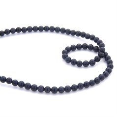 6mm Round gemstone bead Goldstone Blue 40cm strand
