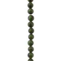 8mm Round gemstone bead Canadian Jade A Grade 40cm strand